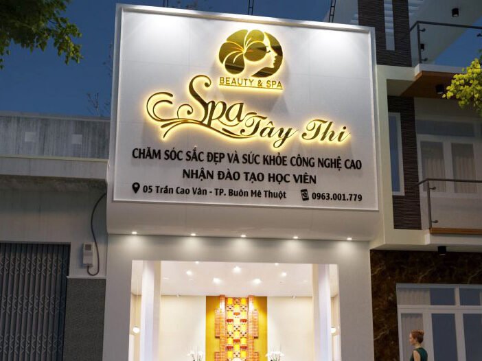 Biển quảng cáo cho trung tâm làm đẹp, thẩm mỹ, Spa